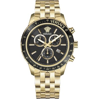 Versace VEZCA0724 Herrenuhr Sporty Chrono 44mm 5ATM Versace VEZCA0724 Herrenuhr Sporty Chrono 44mm 5ATM