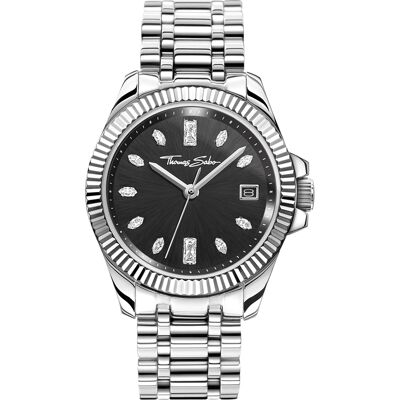 Thomas Sabo WA0406-201-203 Damenuhr Divine Black 33mm 10ATM Thomas Sabo WA0406-201-203 Damenuhr Divine Black 33mm 10ATM