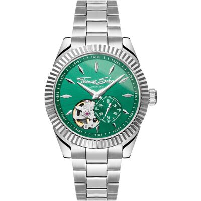 Thomas Sabo WA0419-201-211 Damenuhr Smaragdgrün Automatik 36mm 5ATM Thomas Sabo WA0419-201-211 Damenuhr Smaragdgrün Automatik 36mm 5ATM