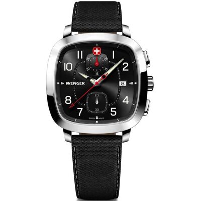 Wenger 01.1933.108 Herrenuhr Vintage Sport Chronograph 40mm 5ATM Wenger 01.1933.108 Herrenuhr Vintage Sport Chronograph 40mm 5ATM