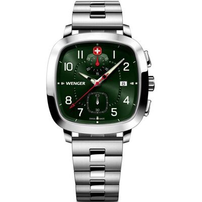 Wenger 01.1933.112 Herrenuhr Vintage Sport Chronograph 40mm 5ATM Wenger 01.1933.112 Herrenuhr Vintage Sport Chronograph 40mm 5ATM