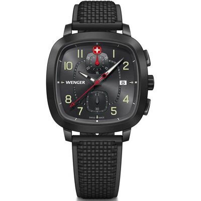 Wenger 01.1933.114 Herrenuhr Vintage Sport Chronograph 40mm 5ATM Wenger 01.1933.114 Herrenuhr Vintage Sport Chronograph 40mm 5ATM