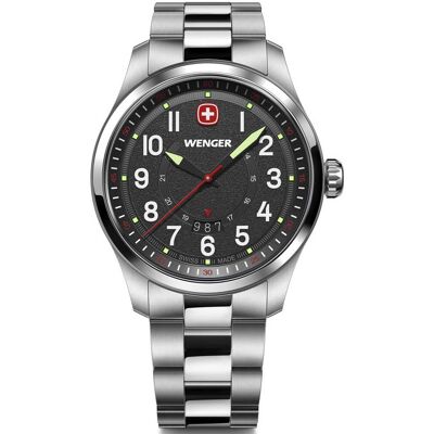 Wenger 01.0541.122 Herrenuhr Terragraph 43mm 10ATM Wenger 01.0541.122 Herrenuhr Terragraph 43mm 10ATM