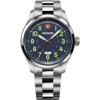Wenger 01.0541.123 Herrenuhr Terragraph 43mm 10ATM Wenger 01.0541.123 Herrenuhr Terragraph 43mm 10ATM