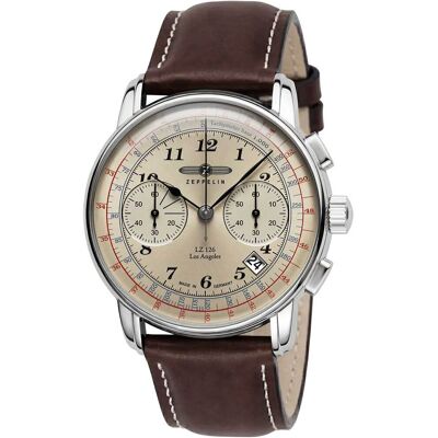 Zeppelin 7614-5 LZ-126 Chronograph Herrenuhr 43mm 5ATM Zeppelin 7614-5 LZ-126 Chronograph Herrenuhr 43mm 5ATM