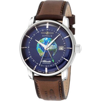 Zeppelin 8468-3 Atlatnic Automatik GMT Herrenuhr 43mm 5ATM Zeppelin 8468-3 Atlatnic Automatik GMT Herrenuhr 43mm 5ATM
