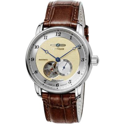 Zeppelin 8566-5 Herrenuhr Friedrichshafen Open Heart Automatik 41mm 5ATM Zeppelin 8566-5 Herrenuhr Friedrichshafen Open Heart Automatik 41mm 5ATM