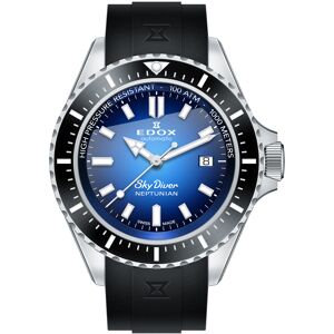 Edox 80120-3NCA-BUIDN Skydiver Neptunian Automatik Herrenuhr 44mm 100ATM