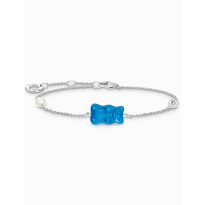 Thomas Sabo A2151-052-1-L19V Silbernes Goldbären Armband m. Perle u. Stein Thomas Sabo A2151-052-1-L19V Silbernes Goldbären Armband m. Perle u. Stein