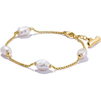 Thomas Sabo A2189-430-14-L19V Armband mit Perlen Natural Beauty vergoldet Thomas Sabo A2189-430-14-L19V Armband mit Perlen Natural Beauty vergoldet