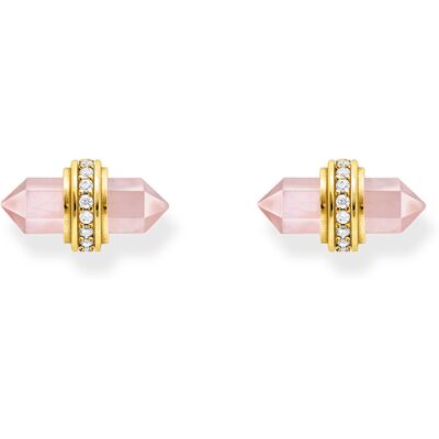 Thomas Sabo H2281-414-9 Goldene Ohrstecker mit rosa Onyx Damen Thomas Sabo H2281-414-9 Goldene Ohrstecker mit rosa Onyx Damen