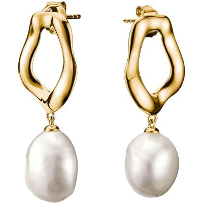 Thomas Sabo H2322-430-14 Ohrringe mit Perle Natural Beauty vergoldet Damen Thomas Sabo H2322-430-14 Ohrringe mit Perle Natural Beauty vergoldet Damen