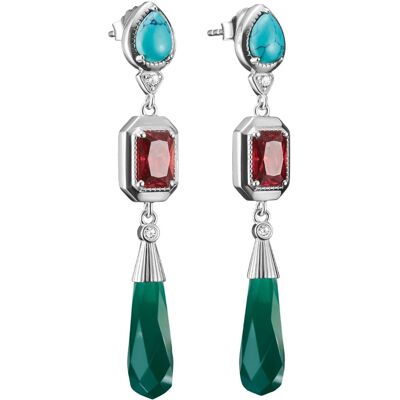 Thomas Sabo H2332-405-7 Ohrringe bunte Steine Elyndra 50,0 mm Damen Thomas Sabo H2332-405-7 Ohrringe bunte Steine Elyndra 50,0 mm Damen