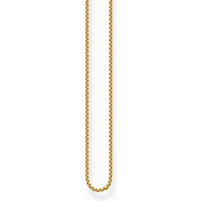 Thomas Sabo KE2227-413-39-L50V Vergoldete Kette im Venezianer Design 1 mm Damen Thomas Sabo KE2227-413-39-L50V Vergoldete Kette im Venezianer Design 1 mm Damen