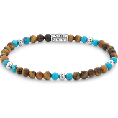 Rebel & Rose Armband Mix Tiger Turquoise RR-40109-S-S Damen Rebel & Rose Armband Mix Tiger Turquoise RR-40109-S-S Damen