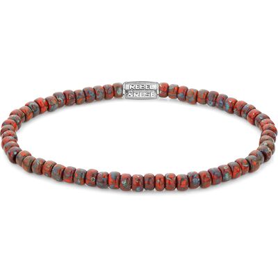 Rebel & Rose Armband Glass Rocks Red Jazz RR-40117-S-S Damen Rebel & Rose Armband Glass Rocks Red Jazz RR-40117-S-S Damen