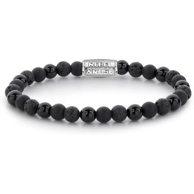 Rebel & Rose Armband Black Rocks RR-60033-S-S Damen Rebel & Rose Armband Black Rocks RR-60033-S-S Damen
