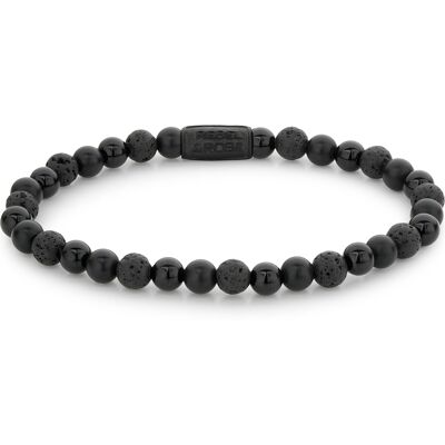 Rebel & Rose Armband Black Rocks RR-60088-B-L Herren Rebel & Rose Armband Black Rocks RR-60088-B-L Herren