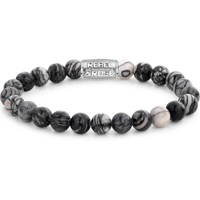 Rebel & Rose Armband Black Wolf RR-80032-S-L Herren Rebel & Rose Armband Black Wolf RR-80032-S-L Herren