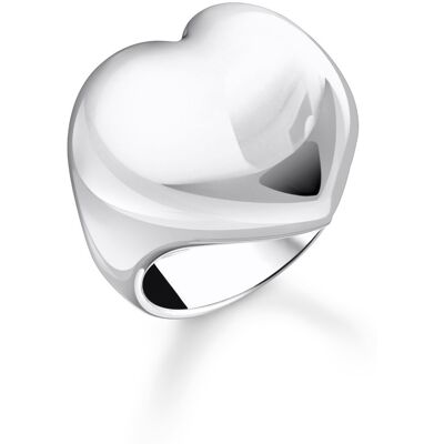Thomas Sabo TR2471-001-21-56 Bold - Silberner Ring in Herzform Damen Thomas Sabo TR2471-001-21-56 Bold - Silberner Ring in Herzform Damen