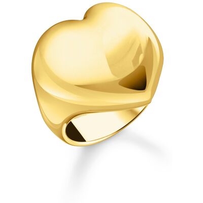Thomas Sabo TR2471-413-39-58 Bold - Vergoldeter Ring in Herzform Damen Thomas Sabo TR2471-413-39-58 Bold - Vergoldeter Ring in Herzform Damen