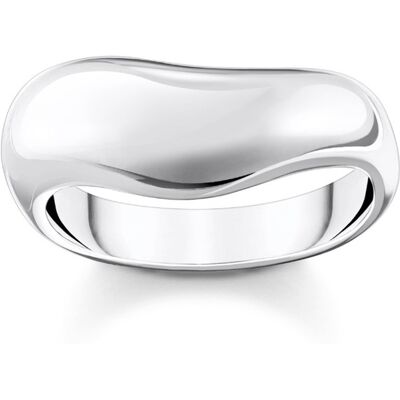 Thomas Sabo TR2473-001-21-54 Bold - Silberner Ring in geschwungener Form Damen Thomas Sabo TR2473-001-21-54 Bold - Silberner Ring in geschwungener Form Damen