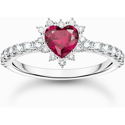 Thomas Sabo TR2484-013-10-56 Herzring romance silber Damen Thomas Sabo TR2484-013-10-56 Herzring romance silber Damen