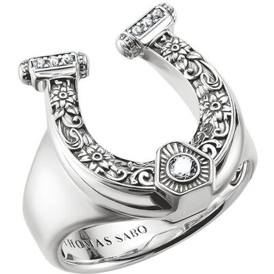 Thomas Sabo TR2509-643-14-58 Ring Hufeisen Elyndra Silber Damen Thomas Sabo TR2509-643-14-58 Ring Hufeisen Elyndra Silber Damen