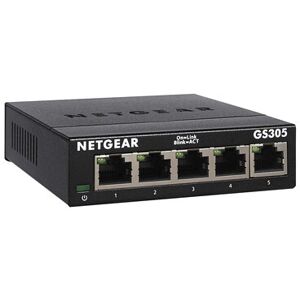 Netgear GS305-300PES 5-Port Gigabit Switch mit Metallgehäuse