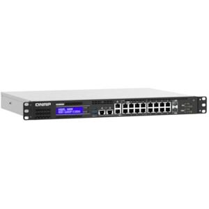 QNAP QGD-1602P-C3558-8GB Switch Web Managed 18 Port 2,5Gbps PoE, 2 SFP+