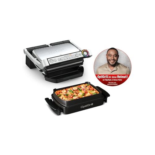 Tefal GC714D Optigrill+ Edelstahl / schwarz