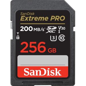 SanDisk Extreme Pro 256 GB SDXC UHS-I-Speicherkarte (2022) bis 200 MB/s