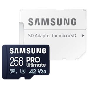 Samsung PRO Ultimate 256 GB microSD-Speicherkarte mit SD-Karten-Adapter