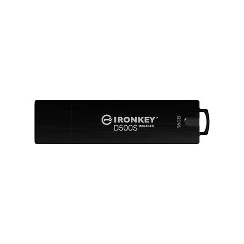 Kingston 16 GB IronKey D500S verschlüsselter USB-Stick USB-A 3.2 Gen1 Managed