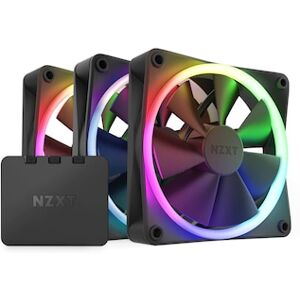 NZXT F120 RGB Gehäuselüfter 120mm Schwarz 3er Pack