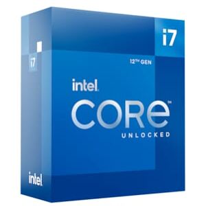 INTEL Core i7-12700K 3,6GHz 8+4 Kerne 25MB Cache Sockel 1700 (Boxed ohne Lüfter