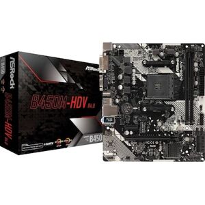 ASRock B450M-HDV R4.0 AM4 mATX Mainboard M.2/DVI/D-Sub/HDMI/USB3.1(Gen1)