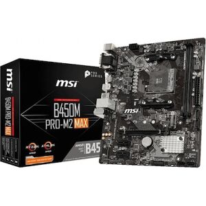 MSI B450M-A PRO MAX mATX Mainboard Sockel AM4 M.2/DVI/HDMI