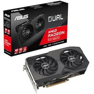 ASUS AMD Radeon RX 6600 Dual V2 Grafikkarte 8GB GDDR6 3xDP/HDMI