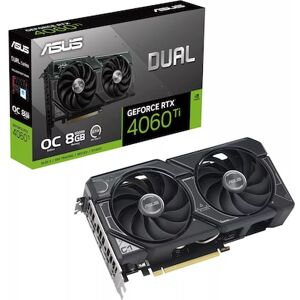 ASUS DUAL GeForce RTX 4060Ti OC Gaming Grafikkarte 8GB GDDR6, 1xHDMI, 3xDP