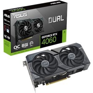 ASUS DUAL GeForce RTX 4060 OC Gaming Grafikkarte 8GB GDDR6, 1xHDMI, 3xDP