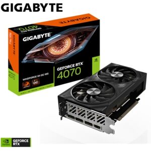 GIGABYTE GeForce RTX 4070 WINDFORCE 2X OC 12GB GDDR6X Grafikkarte 1xHDMI 3xDP