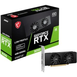 MSI GeForce RTX 3050 LP 6G OC 6GB GDDR6 Grafikkarte 1xDP/HDMI