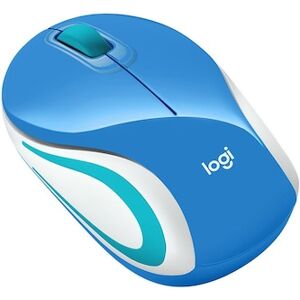 Logitech M187 Kabellose Maus Blau