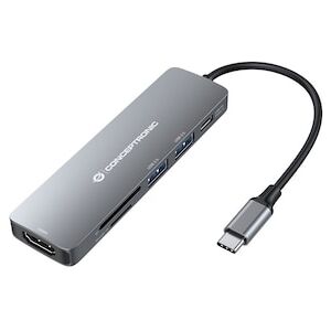 Conceptronic DONN11G 6-in-1 USB 3.2 Gen 1 Dockingstation