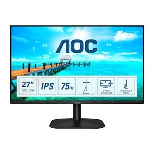 AOC 27B2DA 68,6cm (27“) FHD IPS Monitor HDMI1.4 VGA DVI 75Hz 1000:1 4ms