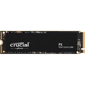 Crucial P3 NVMe SSD 500 GB M.2 2280 3D NAND PCIe 3.0