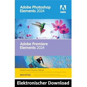 Adobe Photoshop & Premiere Elements 2024   Mac   Studenten & Lehrer   Download