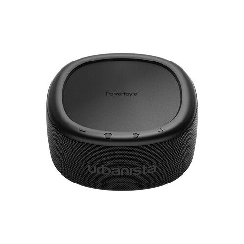 Urbanista Malibu Midnight Black Tragbarer Bluetooth Lautsprecher mit Solarzelle