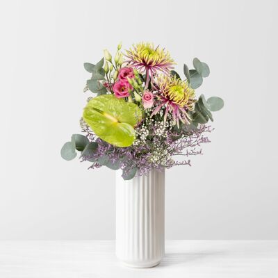 Pflanzen-Kölle Bunter Schnittblumen-Mix mit Eukalyptus, Anthurie & Chrysanthemen Pflanzen-Kölle Bunter Schnittblumen-Mix mit Eukalyptus, Anthurie & Chrysanthemen